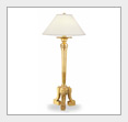 Torchere Gilded Lamp